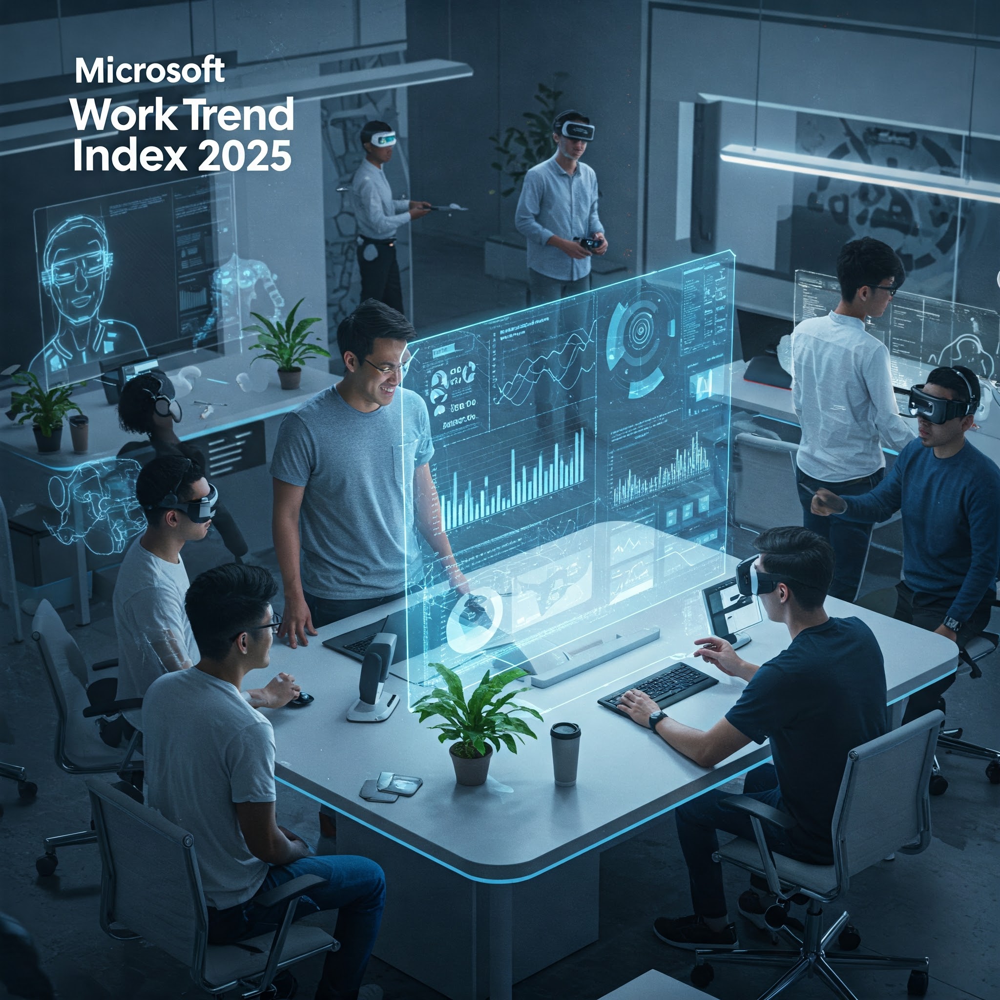 Frontier Firm, Microsoft Work Trend Index, future of work, AI in the workplace, human-agent teams, Agent Boss, Microsoft 365 Copilot, digital labor